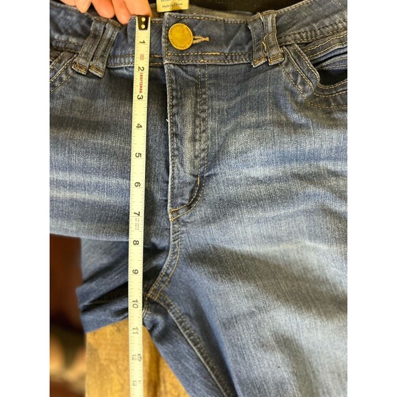 Democracy AB Technology Elastic Waist Denim Blue Jeans Women's Size 14 - Picture 6 of 7